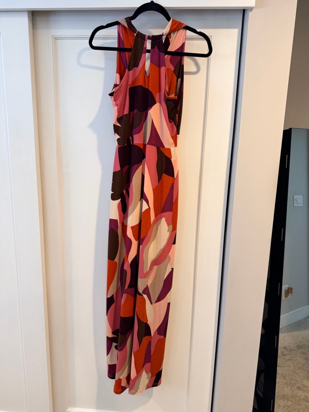 EUC Gilli Abstract Print Maxi Dress in Pink, Red & Purple Size Small - Picture 8 of 10